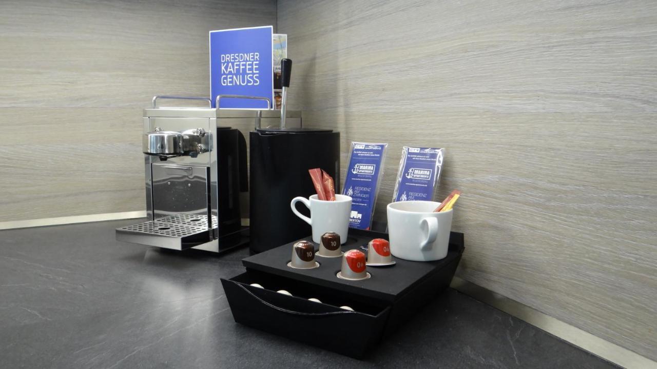 Residenz Am Zwinger Aparthotel Dresda Exterior foto A coffee machine