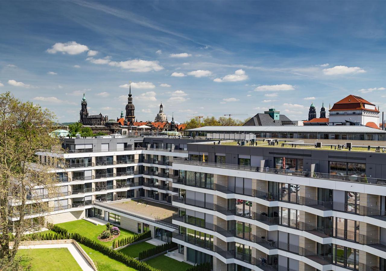 Residenz Am Zwinger Aparthotel Dresda Exterior foto The new building of the University of Regensburg