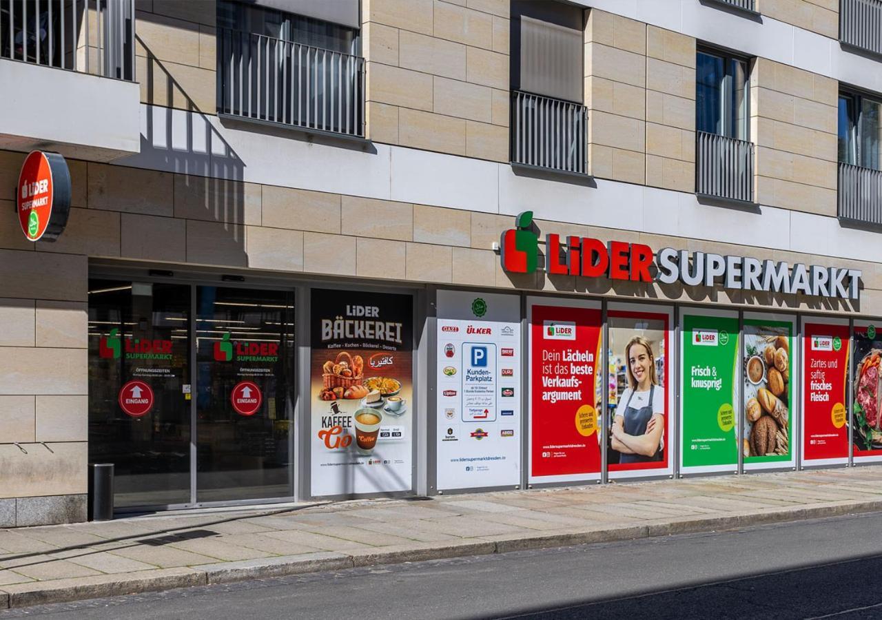 Residenz Am Zwinger Aparthotel Dresda Exterior foto Lider supermarket in Berlin