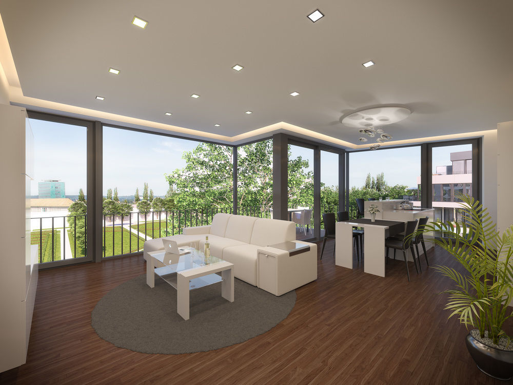 Residenz Am Zwinger Aparthotel Dresda Exterior foto 3D interior visualization